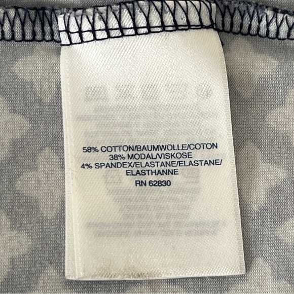 Lands’ End Plus-Sized Navy Blue Patterned Dress Size 1X - Picture 11 of 13